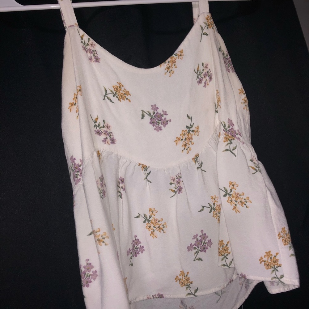 Hollister floral tank